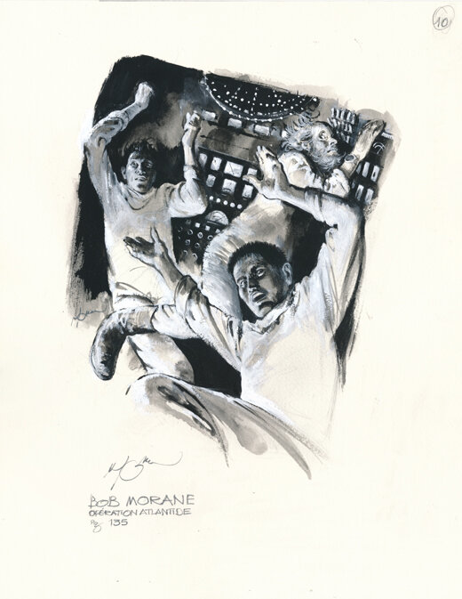 René Follet | 2007 | Bob Morane: Opération Atlantide - Illustration originale