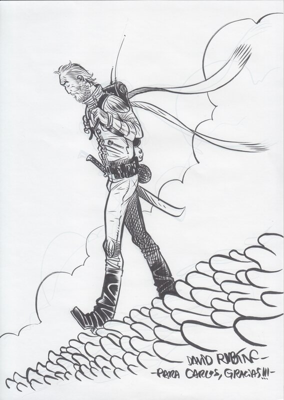 David Rubín, Boone Dias from Ether. - Sketch