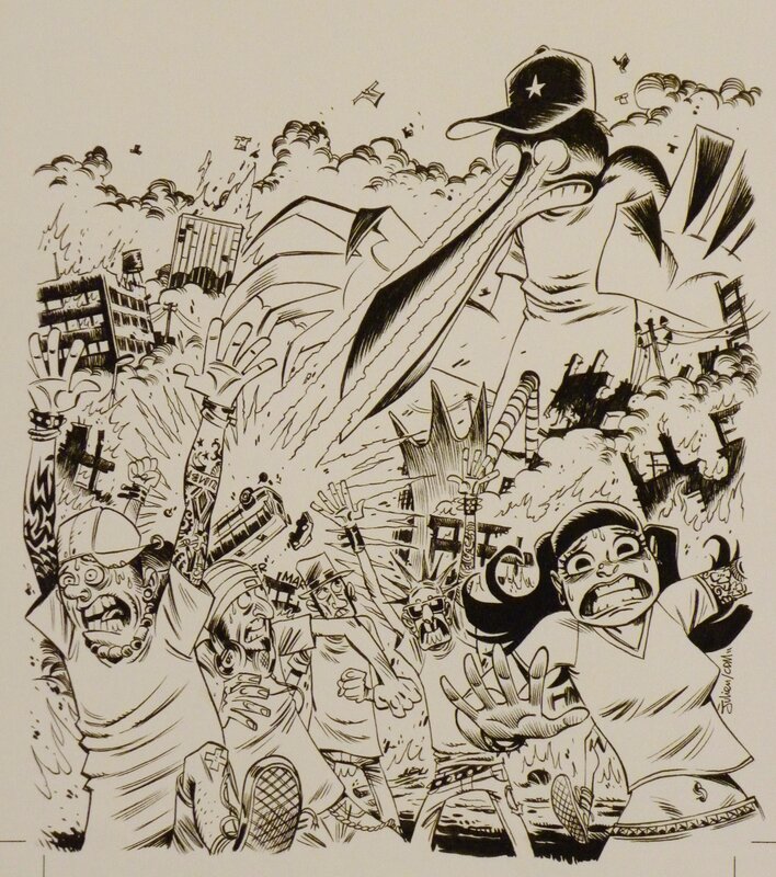 For sale - Julien/CDM, Couverture catalogue Goéland – RENTREE 2011 – Julien Solé – CDM - Original Illustration