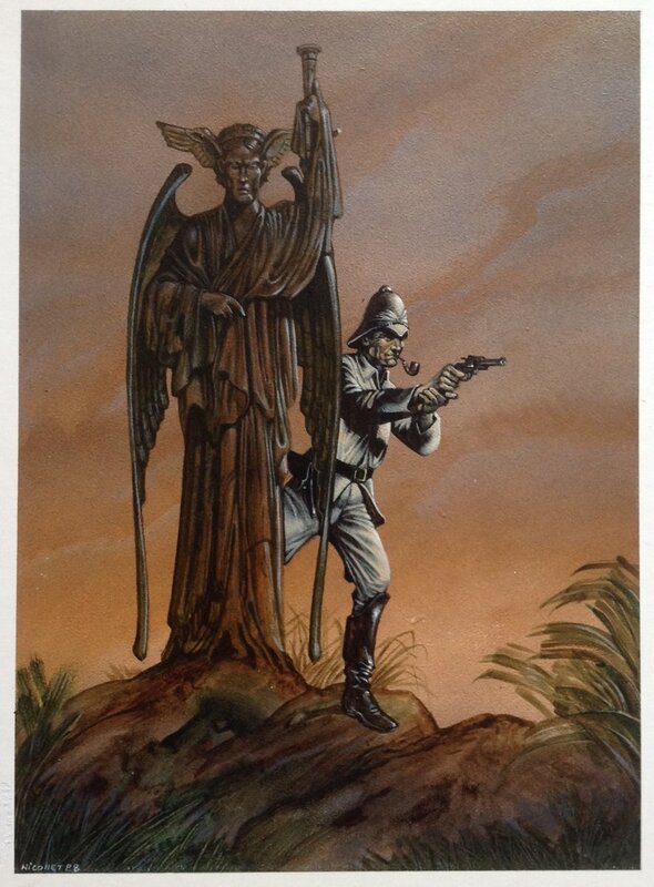 Nicollet Le Jour Où La Terre Trembla . Couverture Originale NÉO Plus 21 Rider Haggard . - Original Cover Nicollet Le Jour Où La Terre Trembla . Couverture Originale NÉO Plus 21 Rider Haggard . - Original Cover