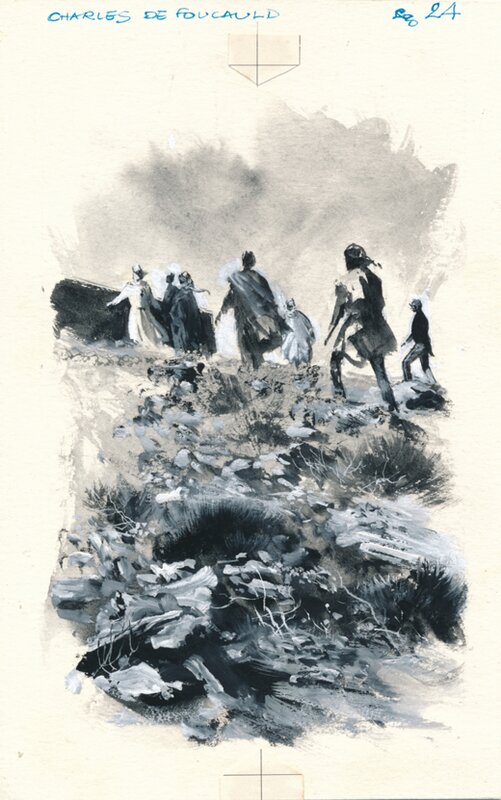 René Follet | 1962 | Charles de Foucauld: 024 - Original Illustration