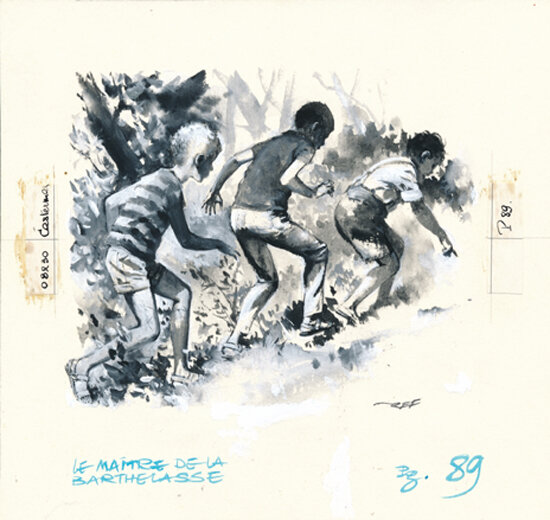 René Follet | 1964 | Le maître de la Barthelasse 089 - Original Illustration