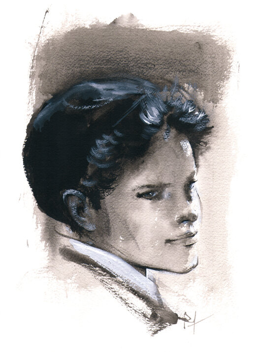 René Follet | 1990 | Daddy: Thomas - Original art