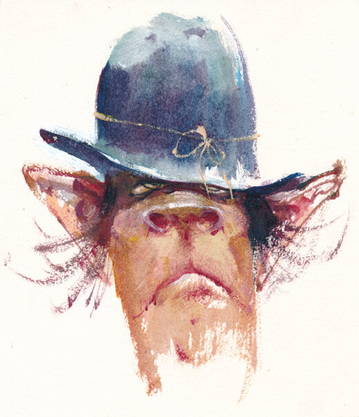 René Follet | 1995 (ca) | Wild Bill Cody - Original Illustration