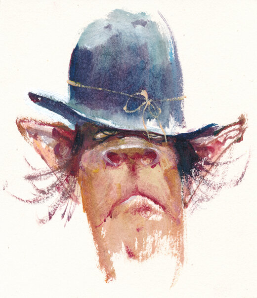 René Follet | 1995 (ca) | Wild Bill Cody - Illustration originale