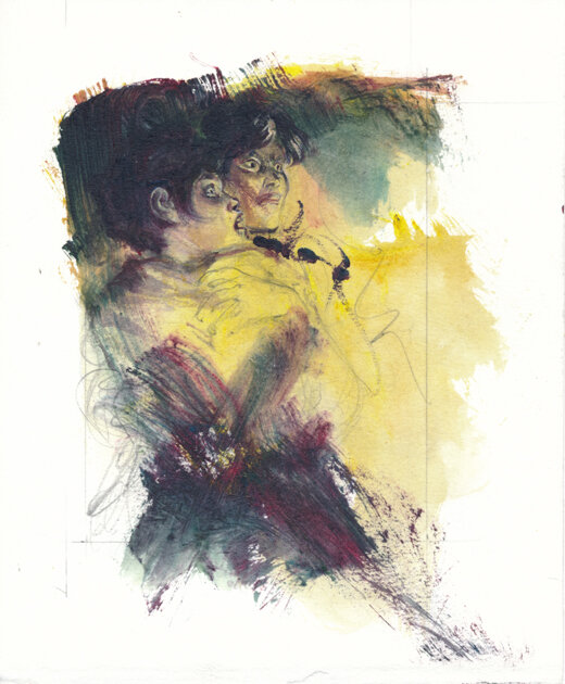 René Follet | 2002 | Terreur - Original art
