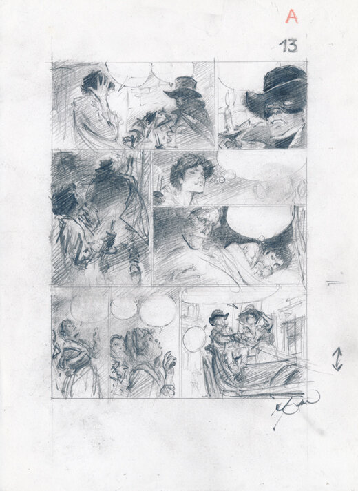 René Follet | 2002 | Terreur - Original art