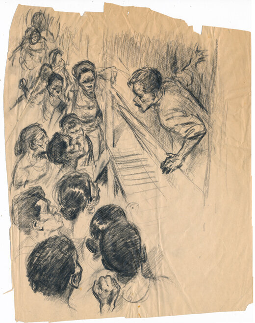 René Follet | 1963 | Koude oorlog in Samaya (4) - Original art