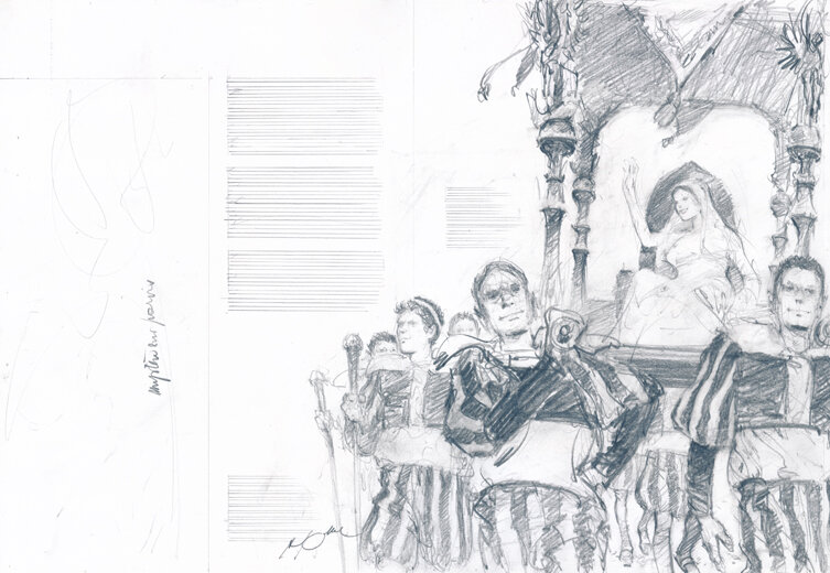 René Follet | 1998 | Ommegang 49 - Original art