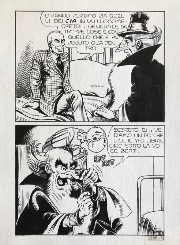 Paolo Piffareiro, Alan Ford n° 166 pl 5 - Planche originale