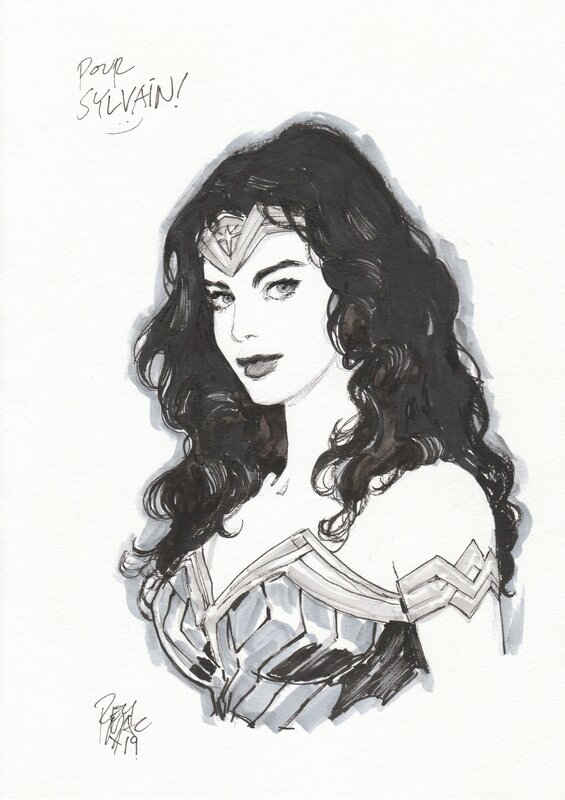 Wonder Woman by Ray Macutay - Sketch