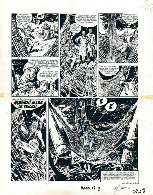 René Follet | 1975-76 | Steven Severijn: Het vertrek planche 40 - Comic Strip