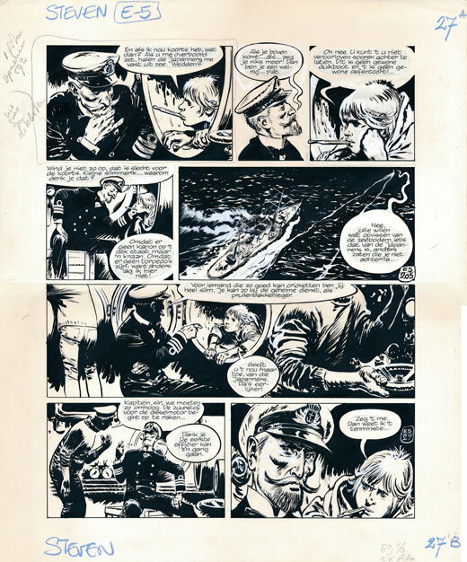 René Follet | 1977 | Steven Severijn: De jacht op de E-5 - Comic Strip