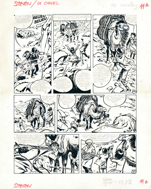 René Follet | 1981 | Steven Severijn: De cirkel der gerechtigheid 11 - Comic Strip