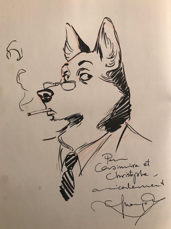 Juanjo Guarnido, Smirnov, le commisssaire de Blacksad - Sketch