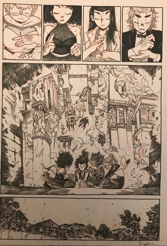 Midnight Tales 2 par Guillaume Singelin - Planche originale