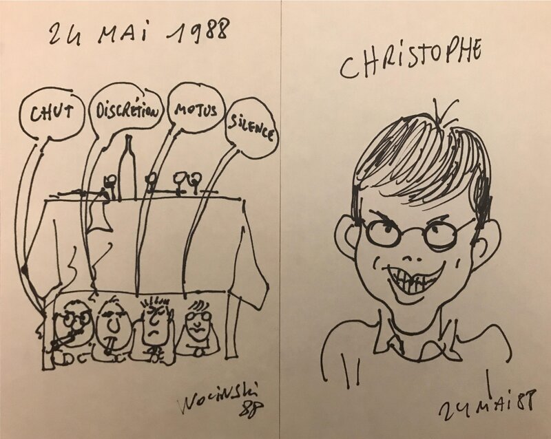 Illustration par Georges Wolinski - Dédicace