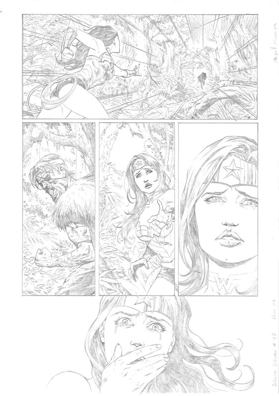 Wonder Women #47 par Miguel Mendonça - Planche originale