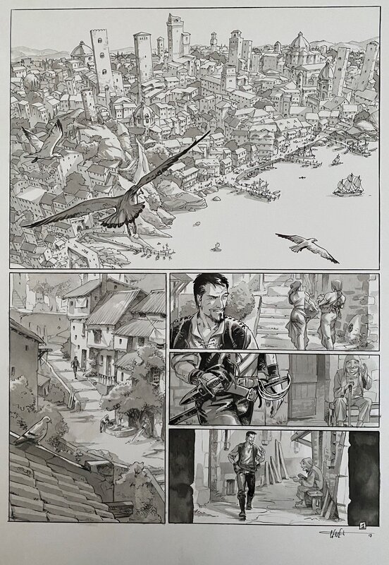 Genêt -  Planche de project -  Gagner La Guerre - Comic Strip