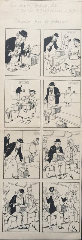 Joseph Porphyre Pinchon, Les distractions de l'Oncle Tontaine - Comic Strip