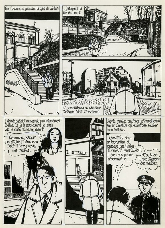 Jacques Tardi, Brouillard au pont de Tolbiac pl52 - Comic Strip