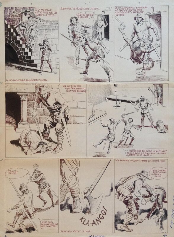 Robin des Bois par Eduardo Coelho, Jean Ollivier - Planche originale