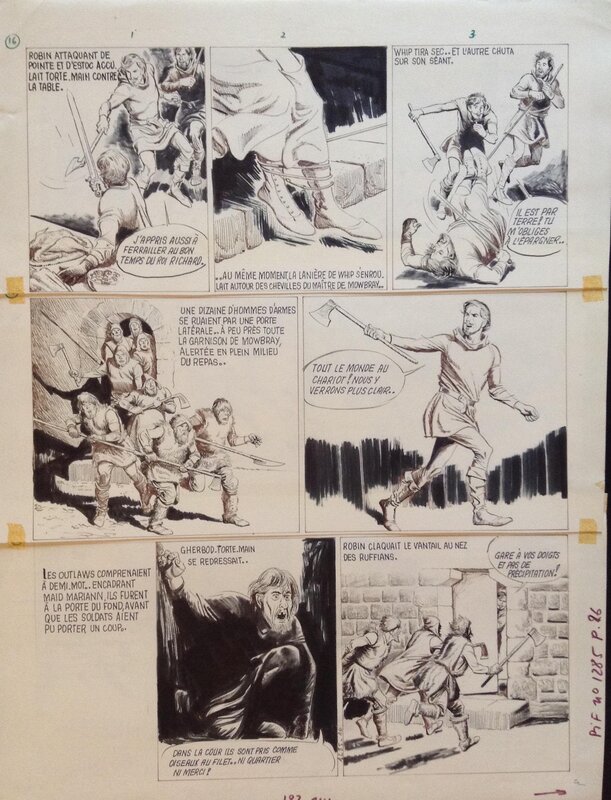 Robin des Bois par Eduardo Coelho, Jean Ollivier - Planche originale