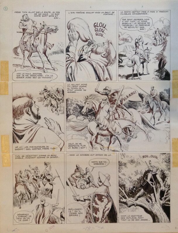 Robin des Bois par Eduardo Coelho, Jean Ollivier - Planche originale