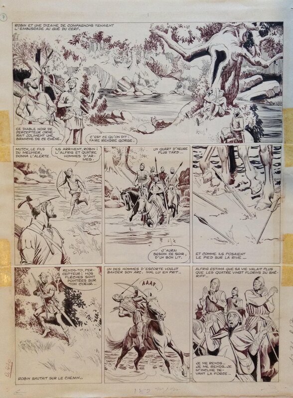 Robin des Bois par Eduardo Coelho, Jean Ollivier - Planche originale