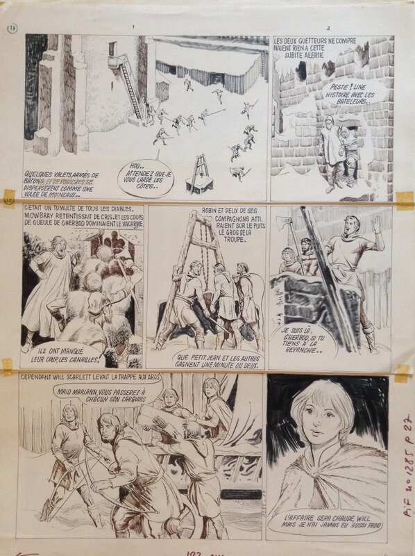 Robin des Bois par Eduardo Coelho, Jean Ollivier - Planche originale