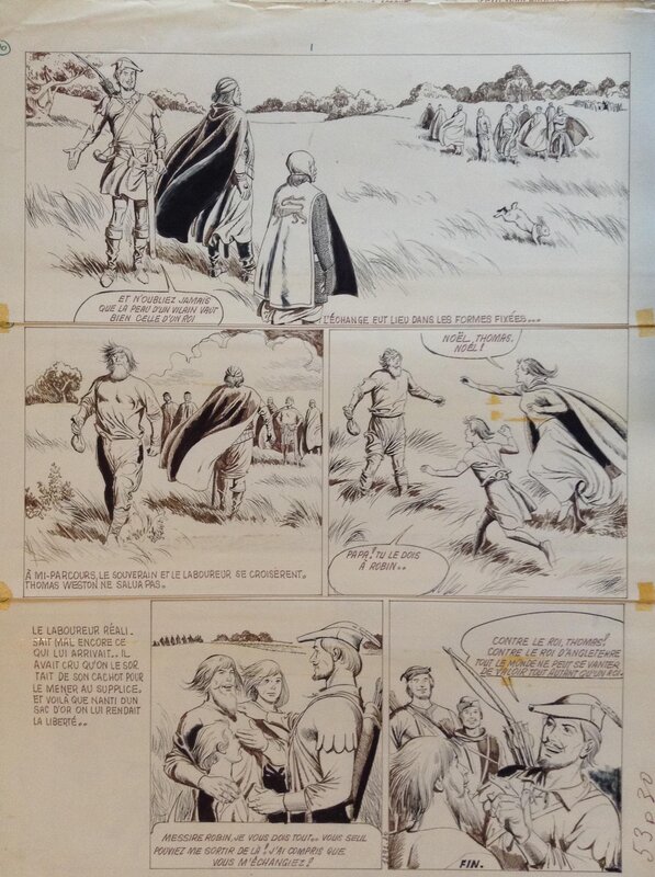 Robin des Bois par Eduardo Coelho, Jean Ollivier - Planche originale