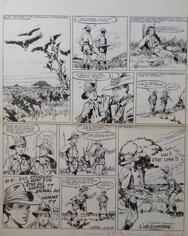 Luc et Jori par Lucien Nortier, Jean Sanitas, Jean-René Lemoing - Planche originale