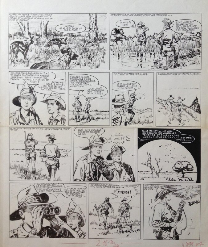 Luc et Jori par Lucien Nortier, Jean Sanitas, Jean-René Lemoing - Planche originale