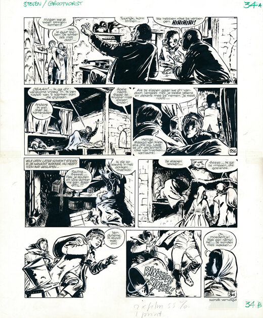 René Follet | 1979-1980 | Steven Severijn: De dochter van de grootvorst 34 - Comic Strip