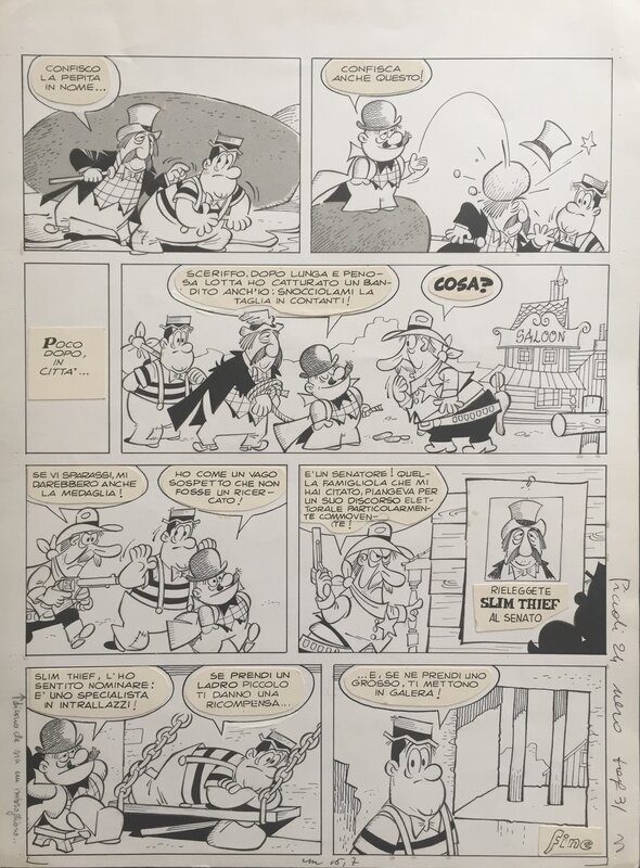 Gio Polpetta par Luciano Bottaro - Planche originale