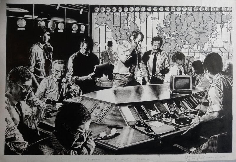 Jean-Claude Claeys, Projet pour la Lloyds - Illustration originale