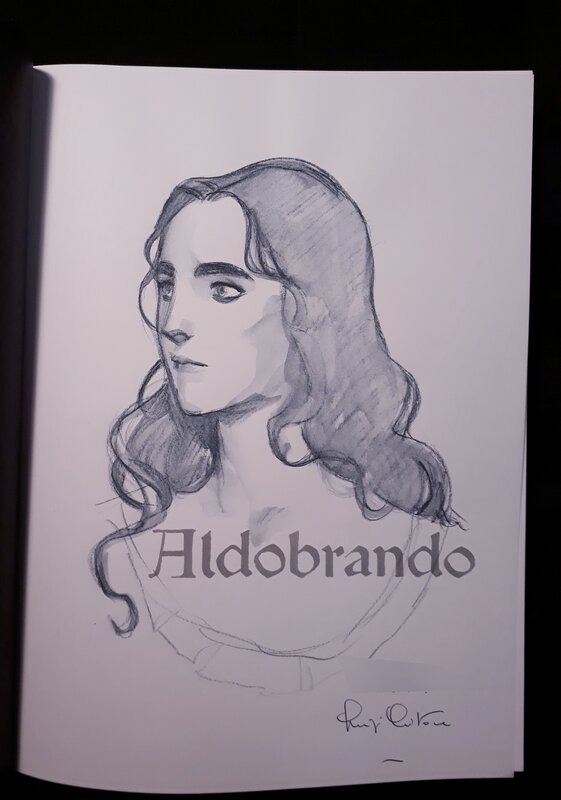 Luigi Critone, Aldobrando-La princesse - Dédicace