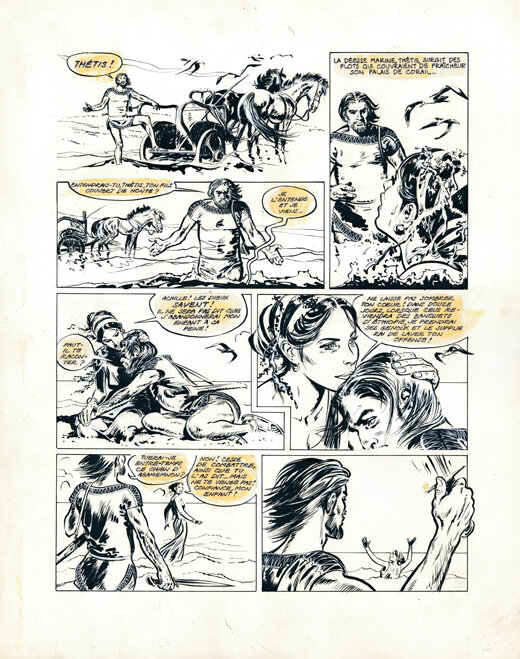 René Follet | 1982 | L’Iliade - Comic Strip