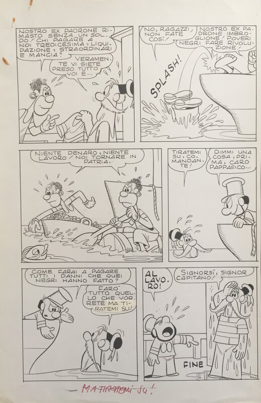 Capitan Bomba par Guido Scala - Planche originale