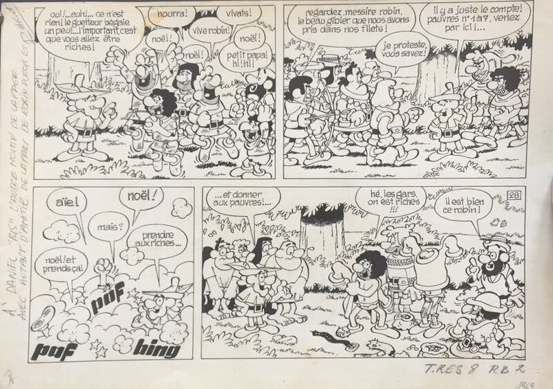 Robin Dubois par Turk, Bob De Groot - Planche originale