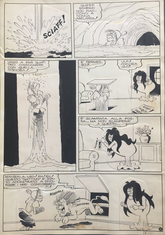 Giovan Battista Carpi, Nonna Abelarda (Tartine) - Comic Strip