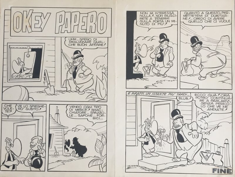 Okey Papero by Mario Sbatella - Comic Strip