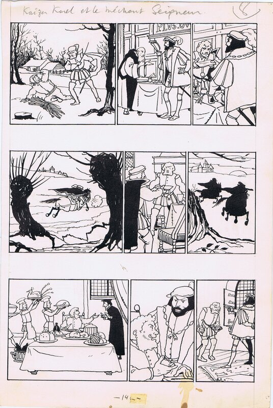 Jacques Laudy, Charles-Quint et le méchant seigneur - Comic Strip