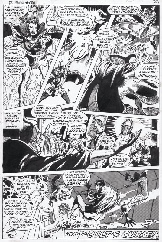 Gene Colan, Tom Palmer, 1969-01 Colan/Palmer: Doctor Strange #176 p20 - Comic Strip