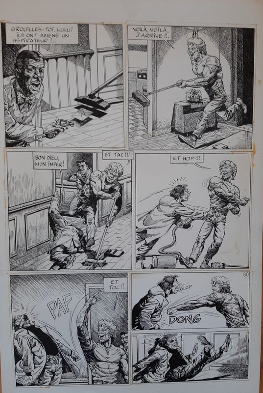 Peter Glay, Félix Marlot et Lulu Berlu - Planche originale