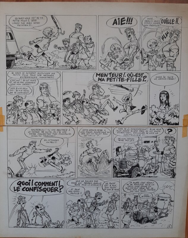 Peter Glay, Jeff poilour - La Patatra - Comic Strip