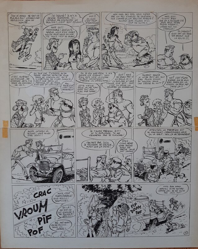 Peter Glay, Jeff poilour - La Patatra - Comic Strip