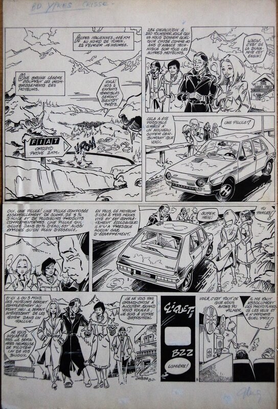 Crisse, Les 24h d'Ypres pl 1 - Comic Strip