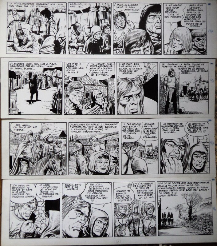 Gérald Forton, Rodric et la cathares strips 157 à 160 - Comic Strip