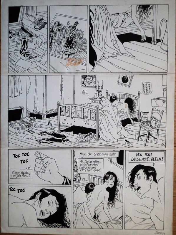 Jung, Yasuda t.3 - Impasse de la mort exquise pl 4 - Planche originale